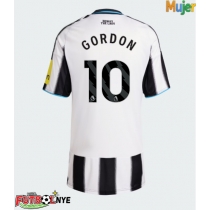 Camiseta Newcastle United Anthony Gordon #10 Primera Equipación para mujer 2025-26 manga corta